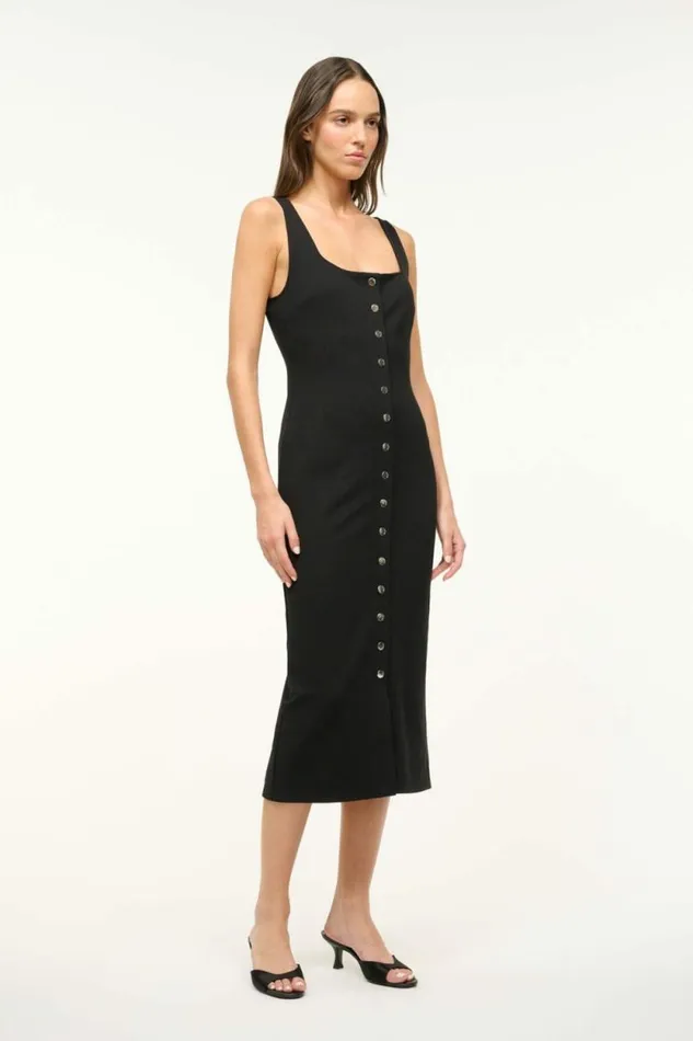 STAUD Dresses DOMANI DRESS Black 8211 Women