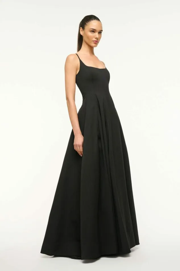 STAUD Dresses JOY MAXI DRESS Black 8211 Women STAUD Dresses JOY MAXI DRESS Black 8211 Women