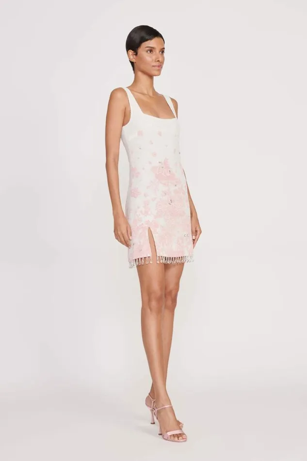 STAUD Dresses LE SABLE DRESS Ivory Cherry Blossom Toile 8211 Women STAUD Dresses LE SABLE DRESS Ivory Cherry Blossom Toile 8211 Women