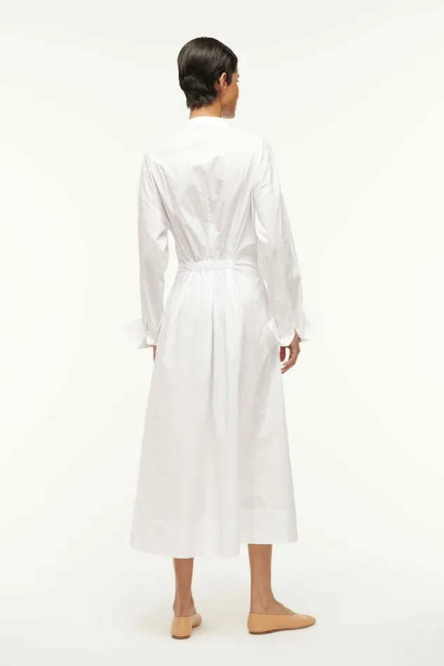 STAUD Dresses MIDI LORENZA DRESS White 8211 Women