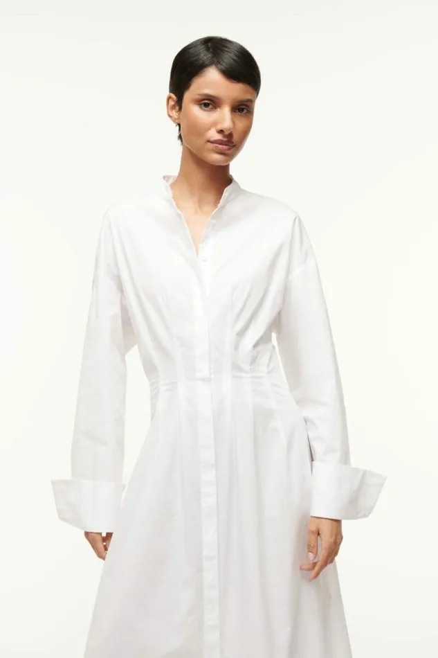 STAUD Dresses MIDI LORENZA DRESS White 8211 Women