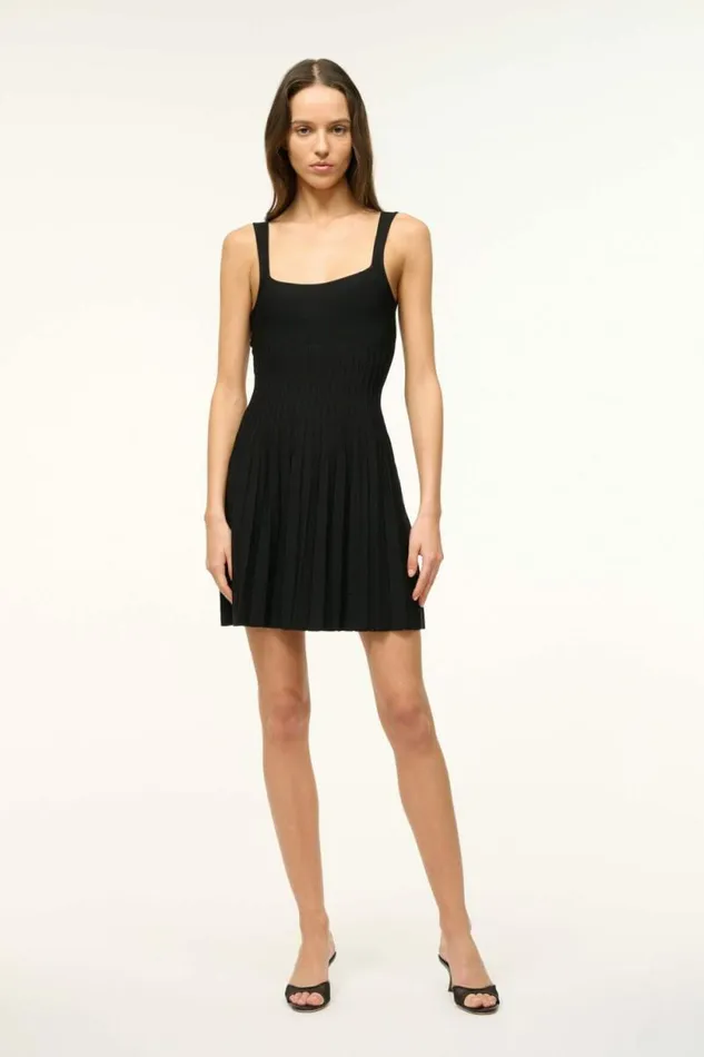 STAUD Dresses MINI ELLISON DRESS Black 8211 Women