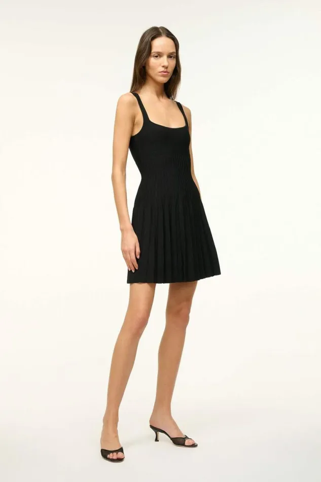 STAUD Dresses MINI ELLISON DRESS Black 8211 Women STAUD Dresses MINI ELLISON DRESS Black 8211 Women