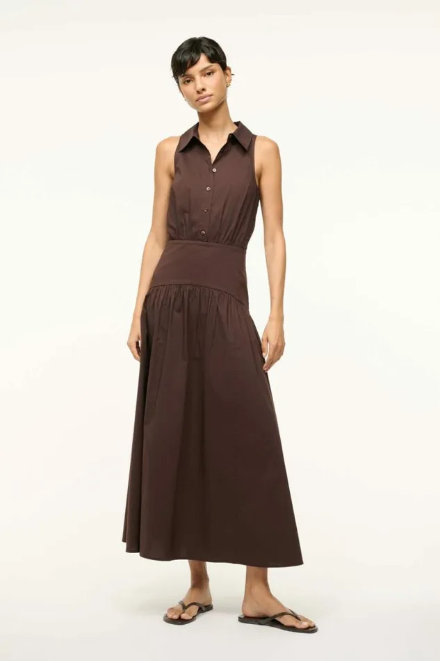 STAUD Dresses ROMY DRESS Earth 8211 Women
