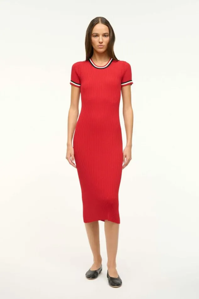 STAUD Dresses THE NFL COLLEEN DRESS Chiefs 8211 Women