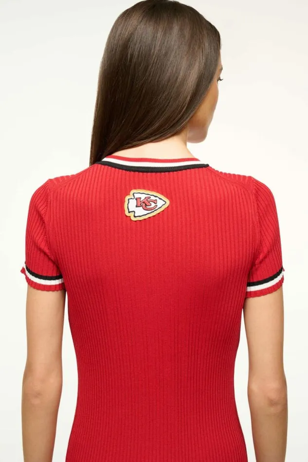 STAUD Dresses THE NFL COLLEEN DRESS Chiefs 8211 Women