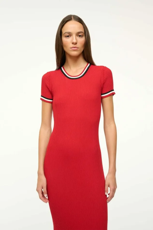 STAUD Dresses THE NFL COLLEEN DRESS Chiefs 8211 Women