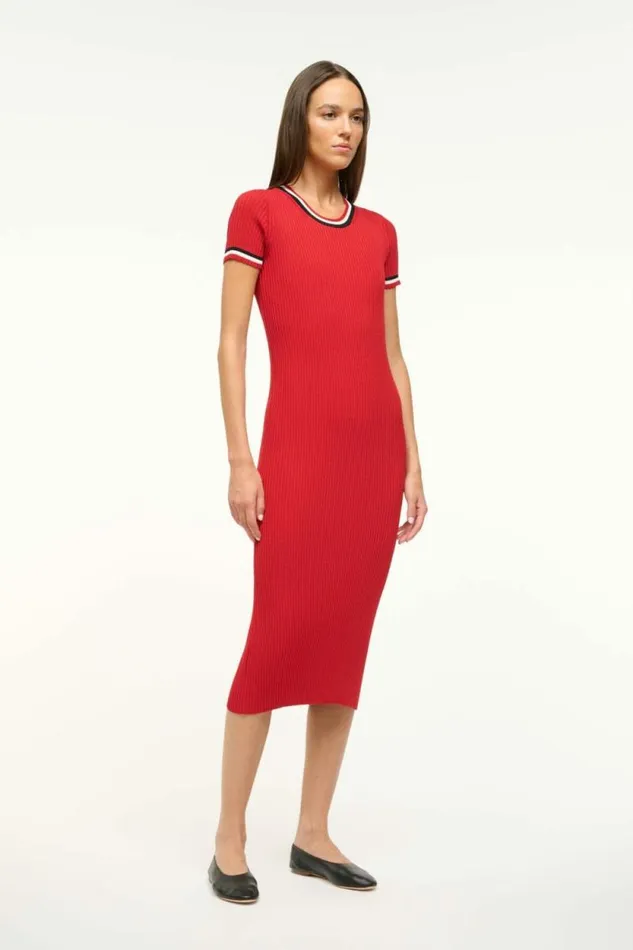STAUD Dresses THE NFL COLLEEN DRESS Chiefs 8211 Women