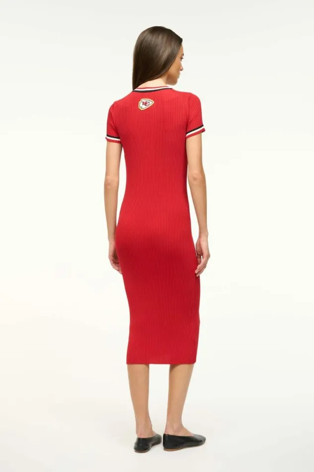 STAUD Dresses THE NFL COLLEEN DRESS Chiefs 8211 Women