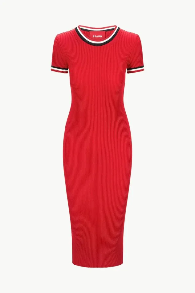 STAUD Dresses THE NFL COLLEEN DRESS Chiefs 8211 Women