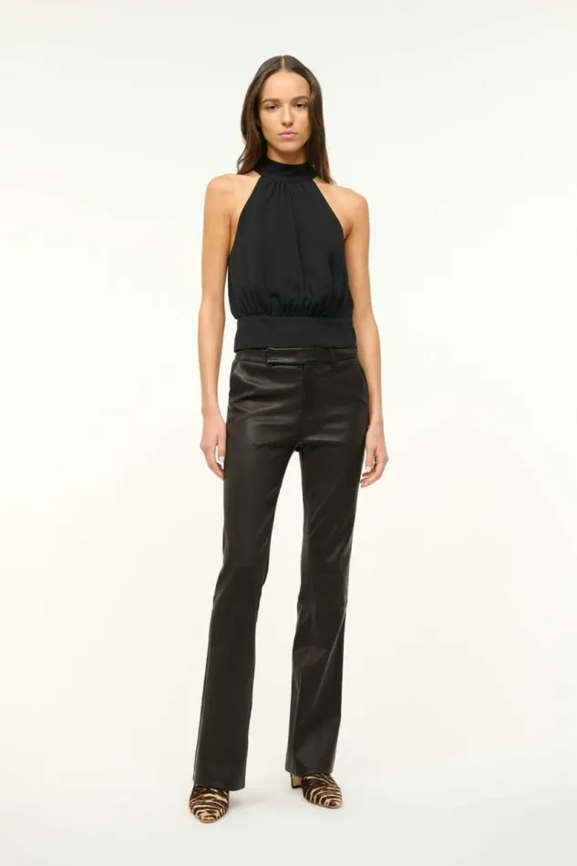 STAUD Silk DEWI TOP Black 8211 Women