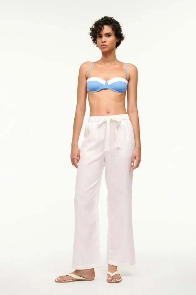 STAUD Swim ALIZE PANT White 8211 Women
