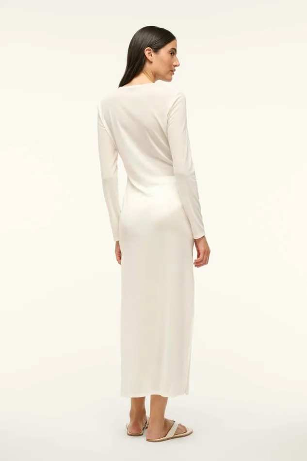 STAUD Swim CLEO DRESS White 8211 Women