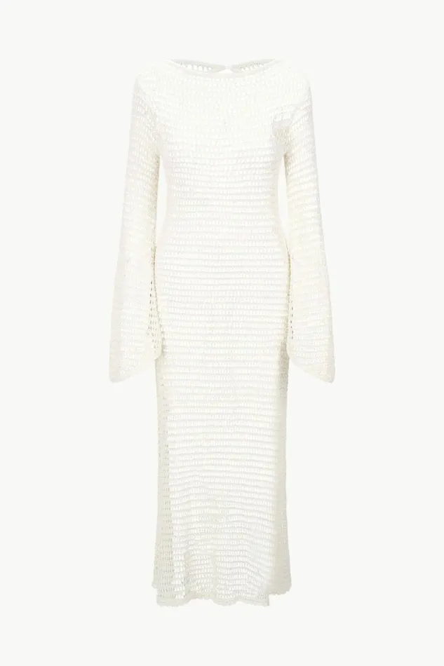 STAUD Swim LORENA DRESS Ivory 8211 Women