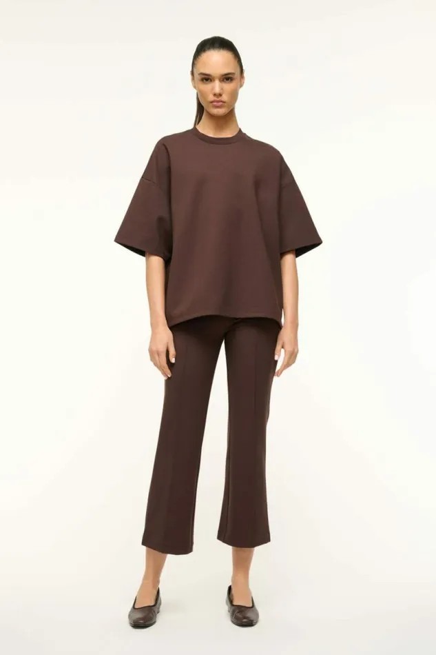 STAUD Tops CAPSULE TOP Dark Chocolate 8211 Women