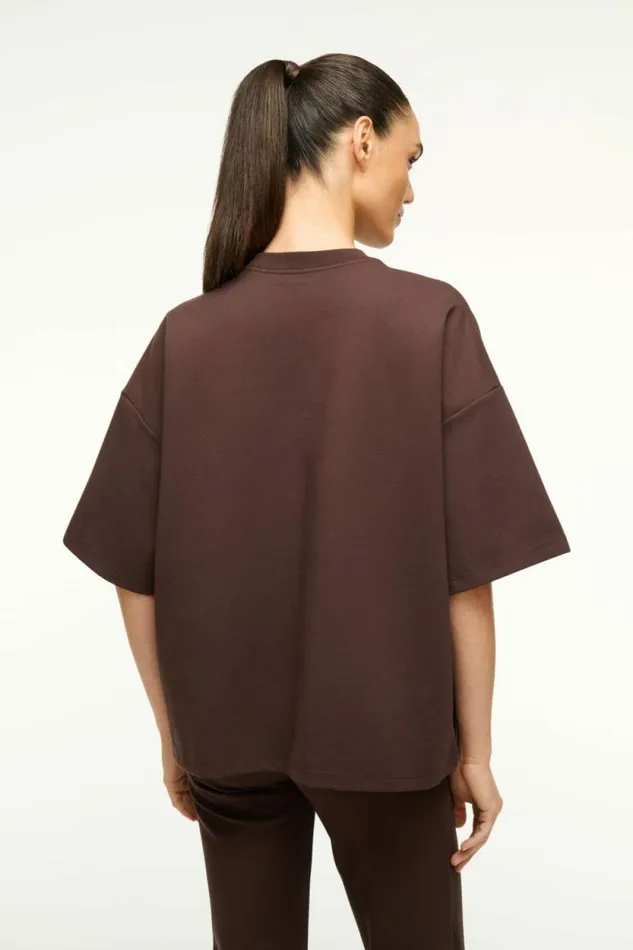 STAUD Tops CAPSULE TOP Dark Chocolate 8211 Women
