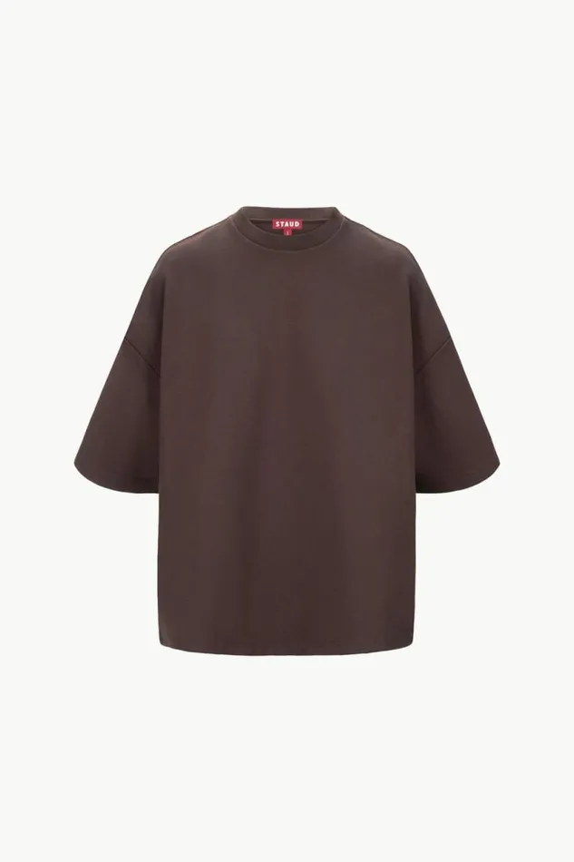 STAUD Tops CAPSULE TOP Dark Chocolate 8211 Women