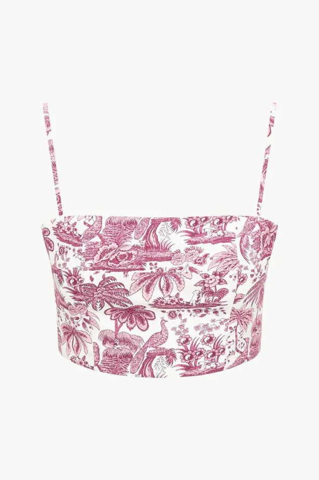 STAUD Tops FEDERICO TANK Bordeaux Toile 8211 Women