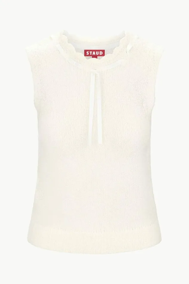 STAUD Tops PENELOPE TOP Ivory 8211 Women STAUD Tops PENELOPE TOP Ivory 8211 Women