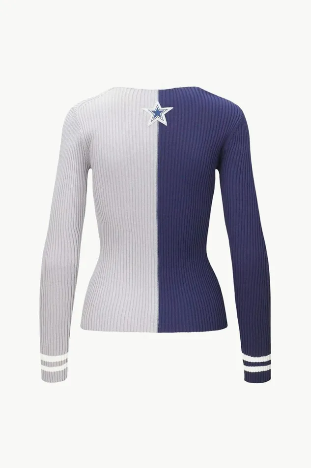 STAUD Tops THE NFL CARGO SWEATER Dallas Cowboys 8211 Women STAUD Tops THE NFL CARGO SWEATER Dallas Cowboys 8211 Women