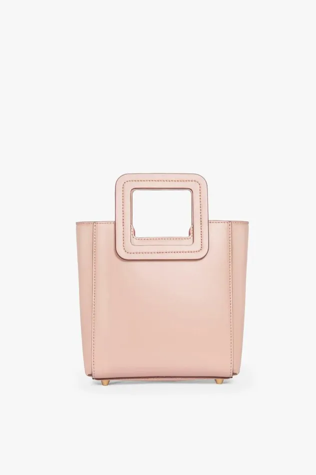 STAUD Totes MINI SHIRLEY LEATHER BAG Blush 8211 Women STAUD Totes MINI SHIRLEY LEATHER BAG Blush 8211 Women