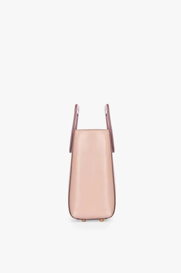 STAUD Totes MINI SHIRLEY LEATHER BAG Blush 8211 Women STAUD Totes MINI SHIRLEY LEATHER BAG Blush 8211 Women