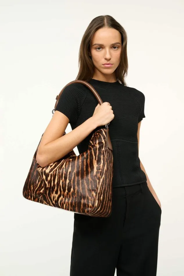 STAUD Totes PERRY BAG Lady Leopard Cacao 8211 Women STAUD Totes PERRY BAG Lady Leopard Cacao 8211 Women