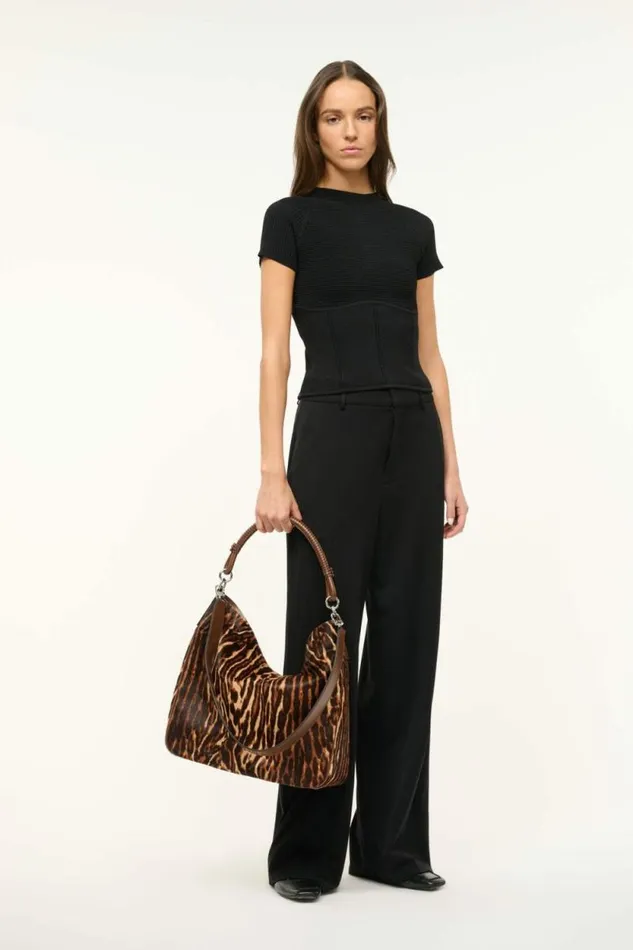 STAUD Totes PERRY BAG Lady Leopard Cacao 8211 Women STAUD Totes PERRY BAG Lady Leopard Cacao 8211 Women