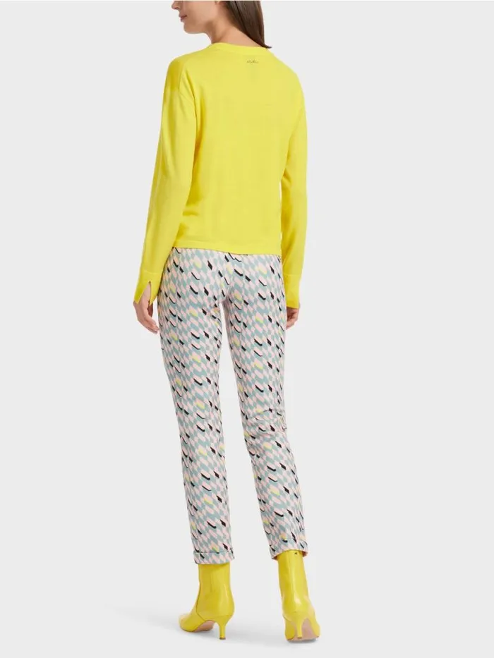 Strick Damen Marc Cain Sweater 034Rethink Together034 Soft Lemon