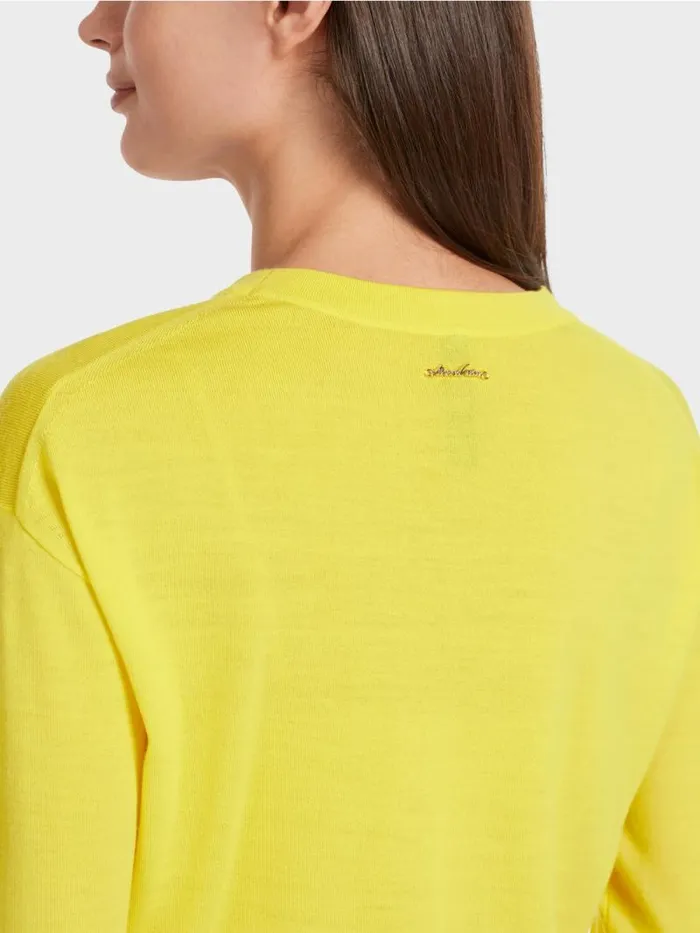 Strick Damen Marc Cain Sweater 034Rethink Together034 Soft Lemon