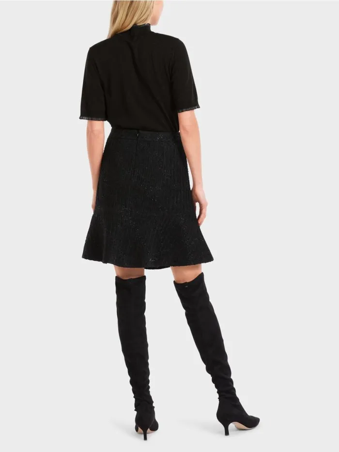 Strick Damen Marc Cain Sweater Mit Glitzer 034Rethink Together034 Black