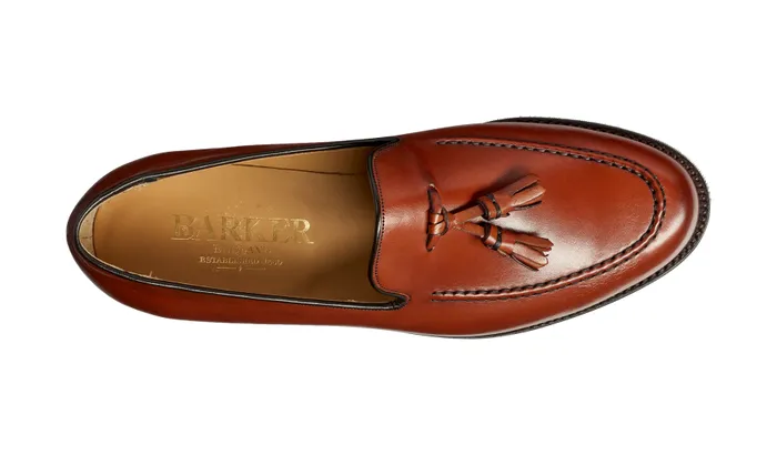 Studland 8211 Rosewood Calf Men Barker Shoes Mens Loafers