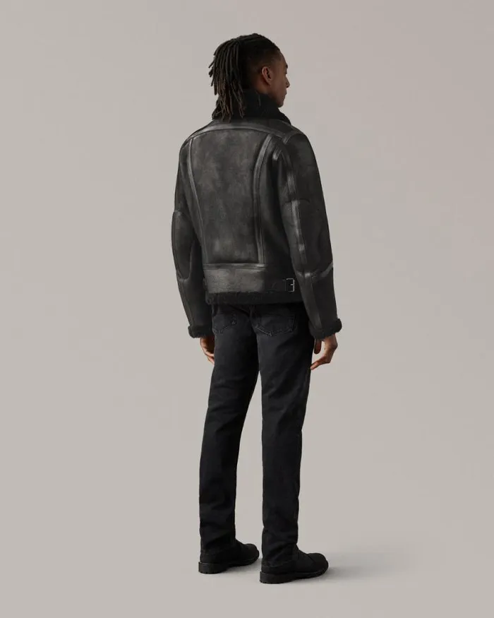Suede and Shearling Jackets Men Belstaff Centenary Valiant Motorcycle Jacket Black Suede and Shearling Jackets Men Belstaff Centenary Valiant Motorcycle Jacket Black