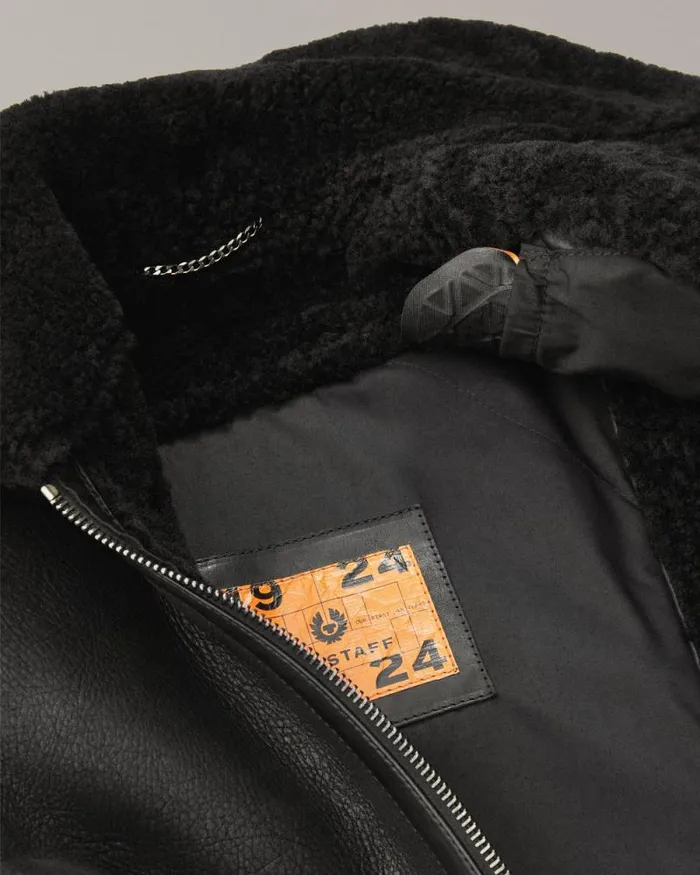 Suede and Shearling Jackets Men Belstaff Centenary Valiant Motorcycle Jacket Black Suede and Shearling Jackets Men Belstaff Centenary Valiant Motorcycle Jacket Black