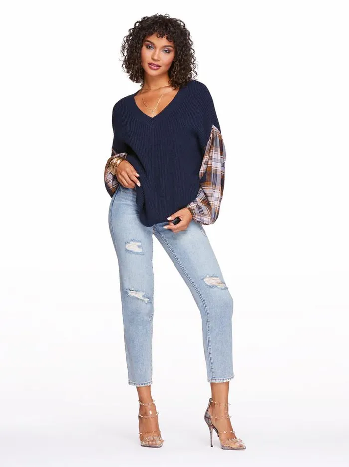 Sweaters Clothing Jessica Simpson Emmeline Sweater In Black Iris