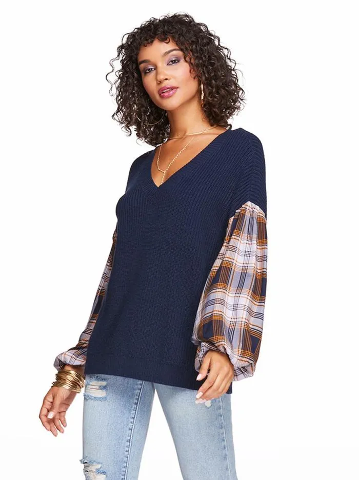 Sweaters Clothing Jessica Simpson Emmeline Sweater In Black Iris