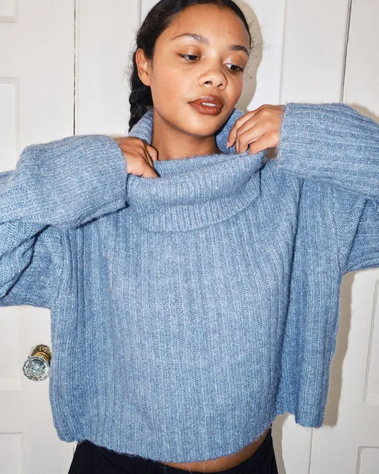Sweaters Women Lisa Says Gah Bruni Sweater Stone Blue