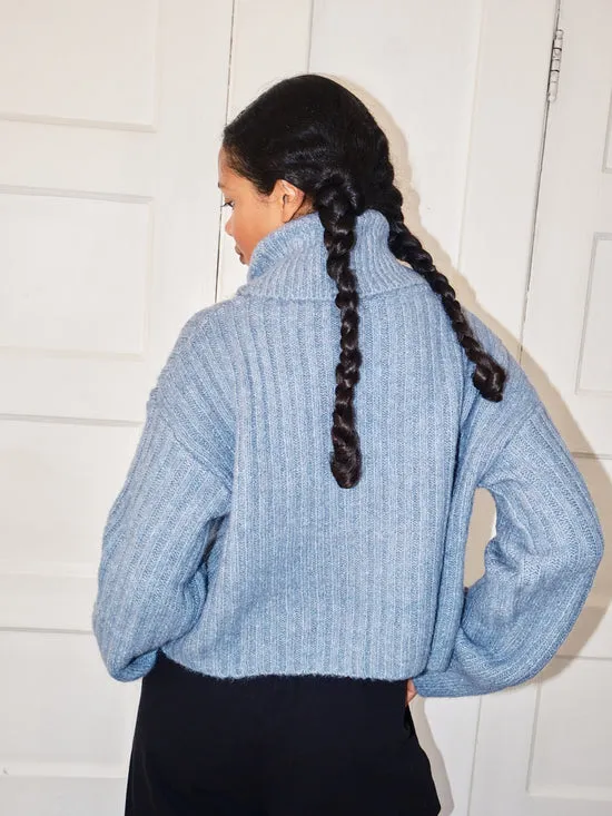 Sweaters Women Lisa Says Gah Bruni Sweater Stone Blue