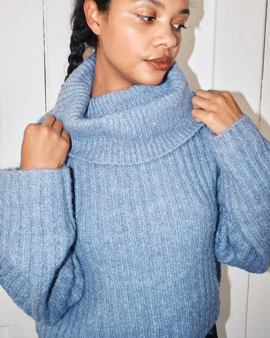 Sweaters Women Lisa Says Gah Bruni Sweater Stone Blue