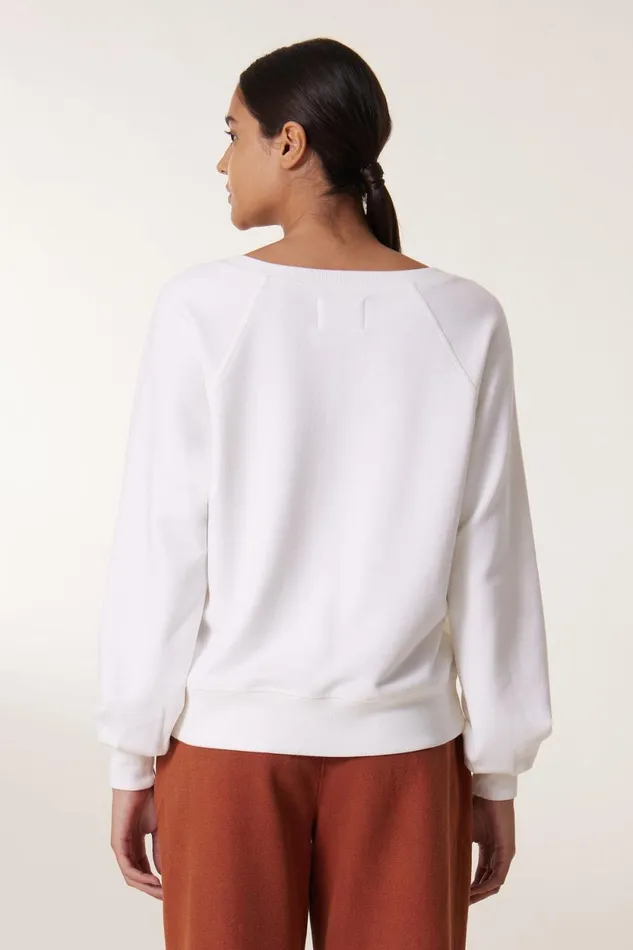 Sweatshirts Women Leon and Harper Shiva Brd Sweatshirt White