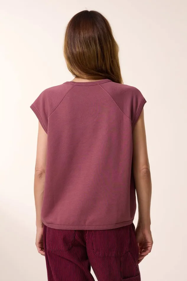 Sweatshirts Women Leon and Harper Sirop Tulip Sweatshirt Mauve