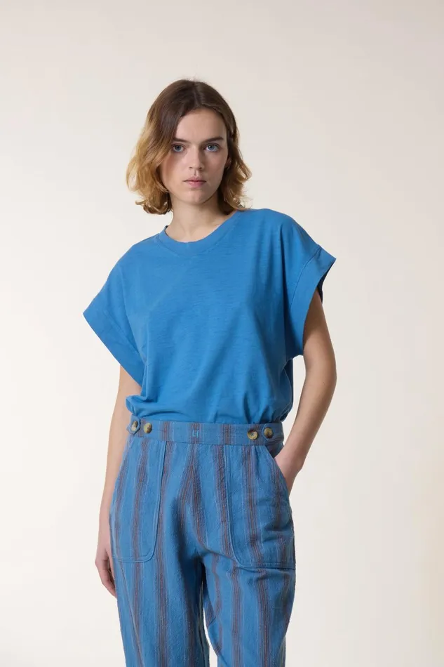 TShirts and Tops Women Leon and Harper Dede1 Plain Tank Top Sea