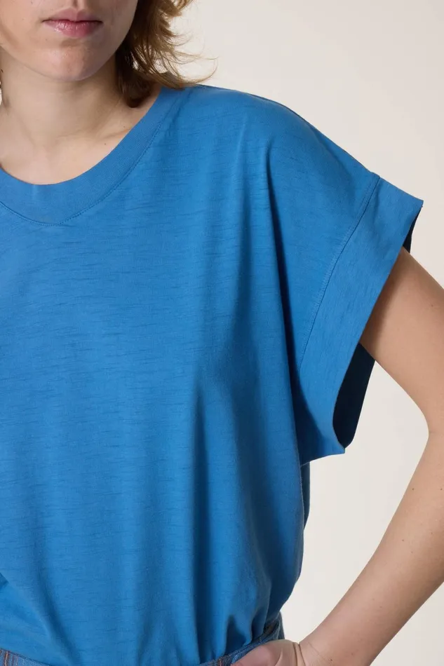 TShirts and Tops Women Leon and Harper Dede1 Plain Tank Top Sea