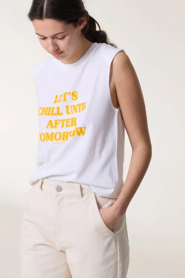 TShirts and Tops Women Leon and Harper Dode Ideas Tank Top White