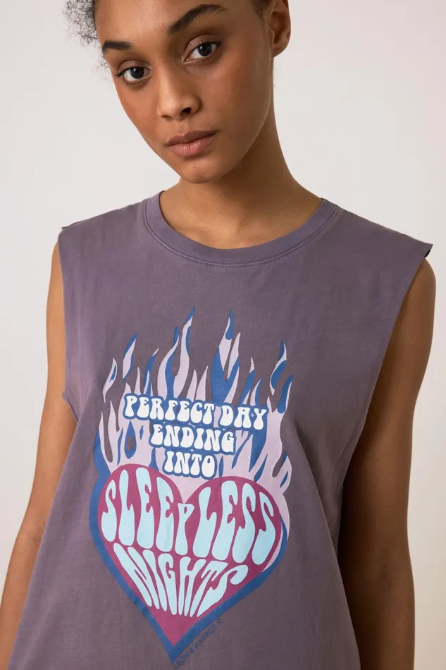 TShirts and Tops Women Leon and Harper Donovan Day Tank Top Iris