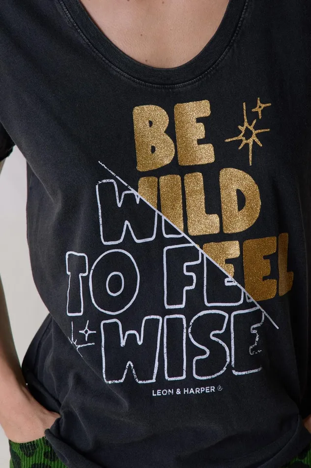 TShirts and Tops Women Leon and Harper Tizia Wise TShirt Carbone