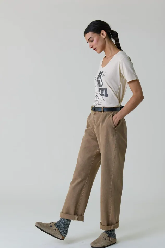 TShirts and Tops Women Leon and Harper Tizia Wise TShirt Off White