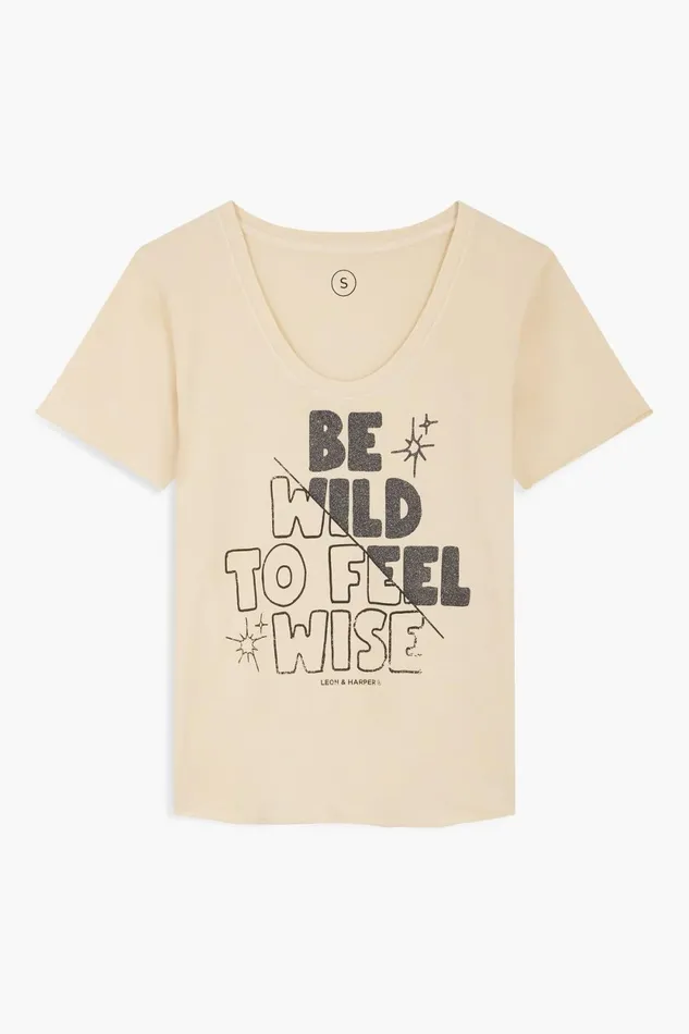 TShirts and Tops Women Leon and Harper Tizia Wise TShirt Off White
