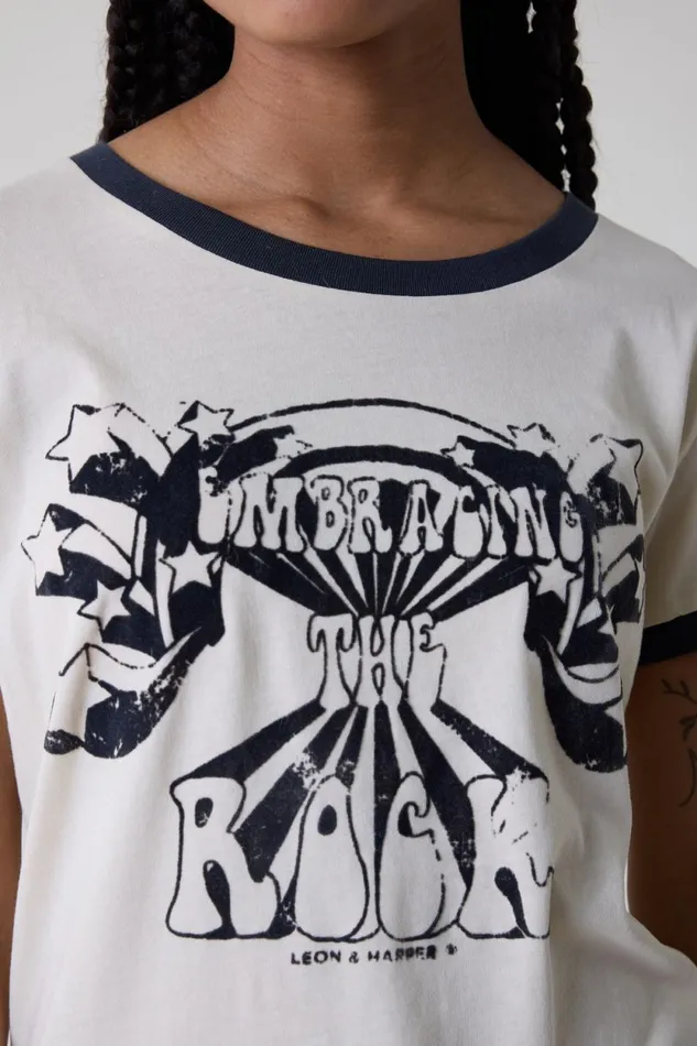 TShirts and Tops Women Leon and Harper Toro Embracing TShirt Off White