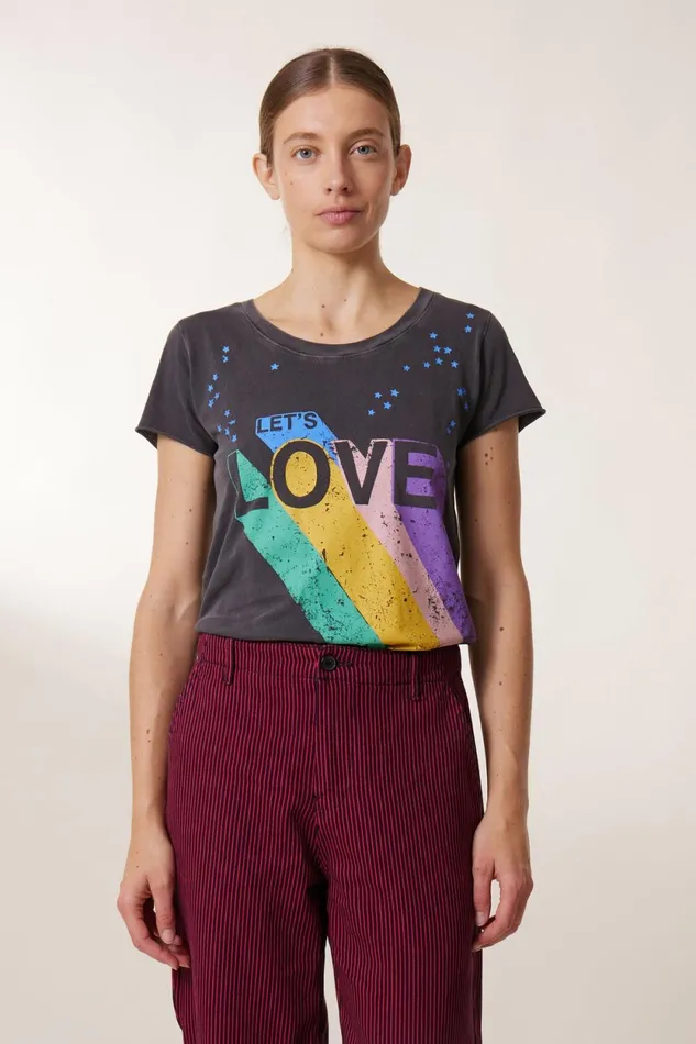 TShirts and Tops Women Leon and Harper Toro Lets TShirt Carbone